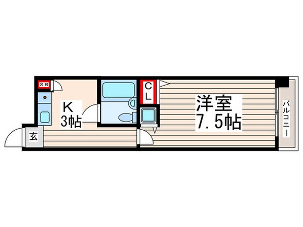 グランシャルム葛西の物件間取画像